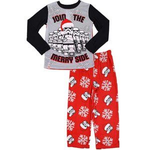 NWT Boys Lego Star Wars Pajama Set Red Black